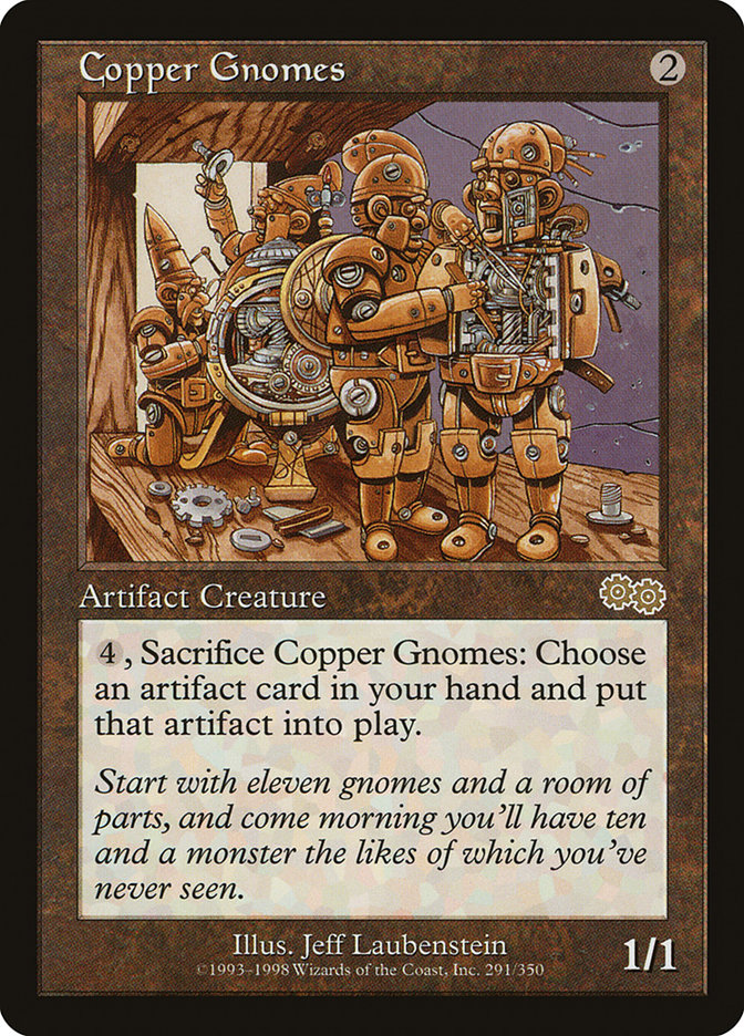 Copper Gnomes [Urza's Saga] | Galaxy Games LLC