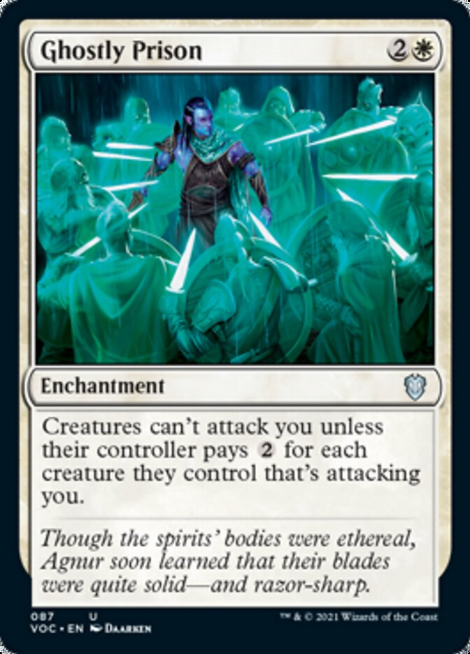 Ghostly Prison [Innistrad: Crimson Vow Commander] | Galaxy Games LLC