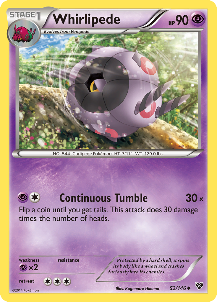 Whirlipede (52/146) [XY: Base Set] | Galaxy Games LLC