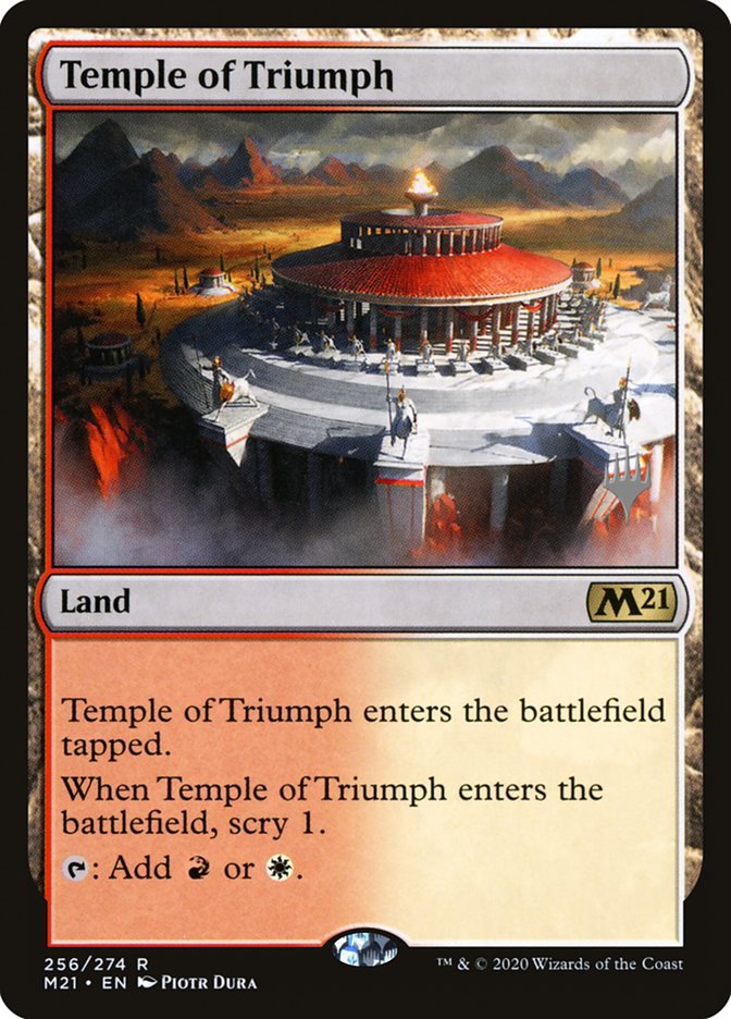 Temple of Triumph (Promo Pack) [Core Set 2021 Promos] | Galaxy Games LLC