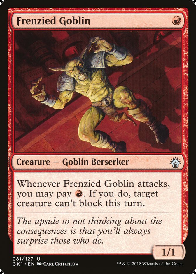 Frenzied Goblin [Guilds of Ravnica Guild Kit] | Galaxy Games LLC