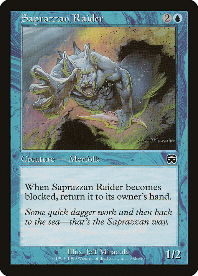 Saprazzan Raider [Mercadian Masques] | Galaxy Games LLC