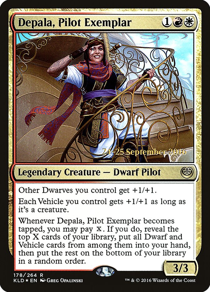 Depala, Pilot Exemplar [Kaladesh Prerelease Promos] | Galaxy Games LLC