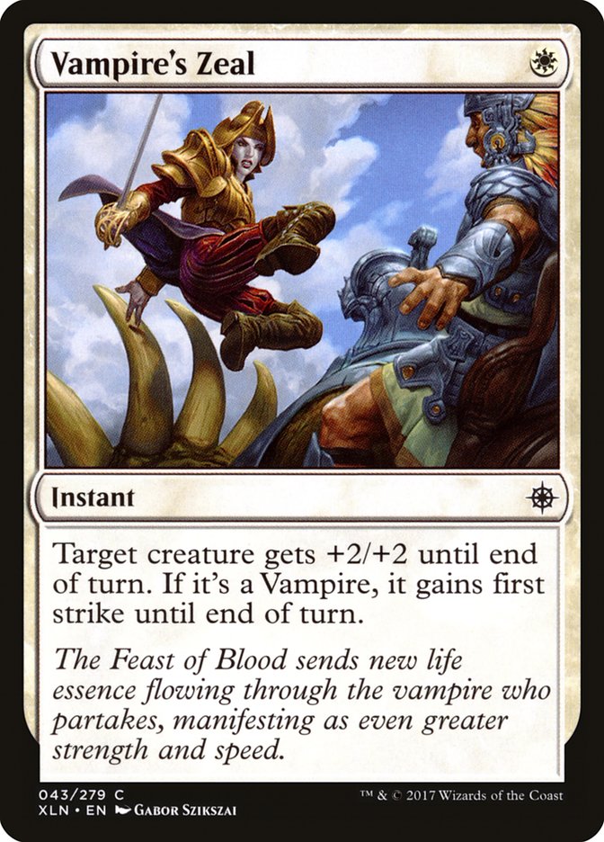 Vampire's Zeal [Ixalan] | Galaxy Games LLC