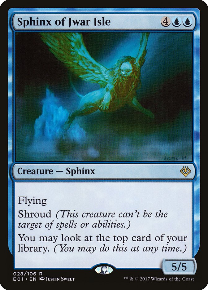 Sphinx of Jwar Isle [Archenemy: Nicol Bolas] | Galaxy Games LLC