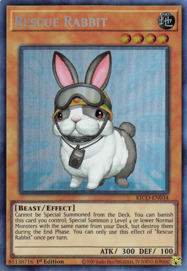 Rescue Rabbit (Collector's Rare) [KICO-EN034] Collector's Rare | Galaxy Games LLC