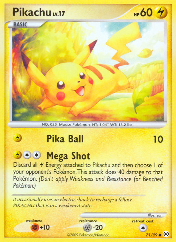 Pikachu (71/99) [Platinum: Arceus] | Galaxy Games LLC