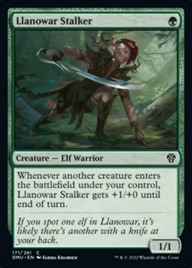 Llanowar Stalker [Dominaria United] | Galaxy Games LLC