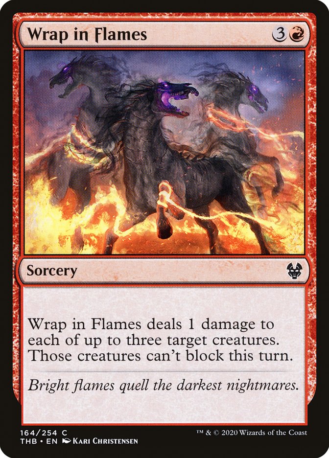 Wrap in Flames [Theros Beyond Death] | Galaxy Games LLC