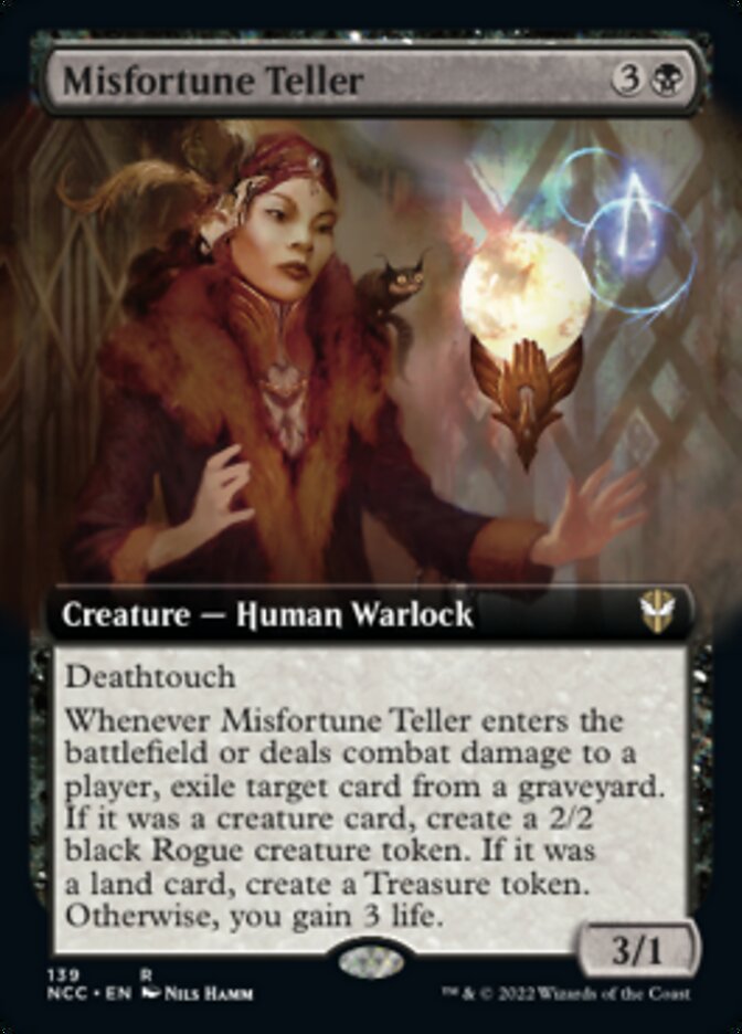 Misfortune Teller (Extended Art) [Streets of New Capenna Commander] | Galaxy Games LLC