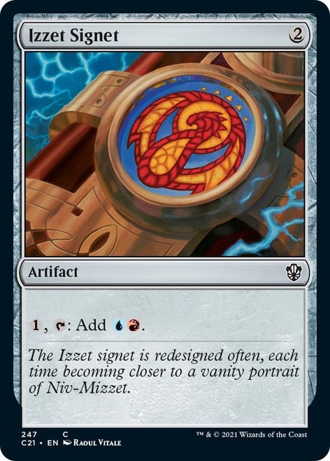 Izzet Signet [Commander 2021] | Galaxy Games LLC