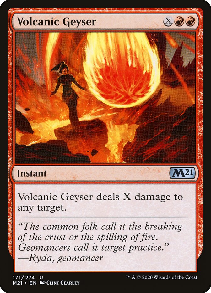 Volcanic Geyser [Core Set 2021] | Galaxy Games LLC