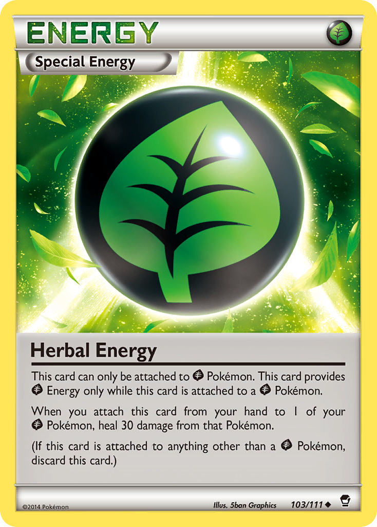 Herbal Energy (103/111) [XY: Furious Fists] | Galaxy Games LLC