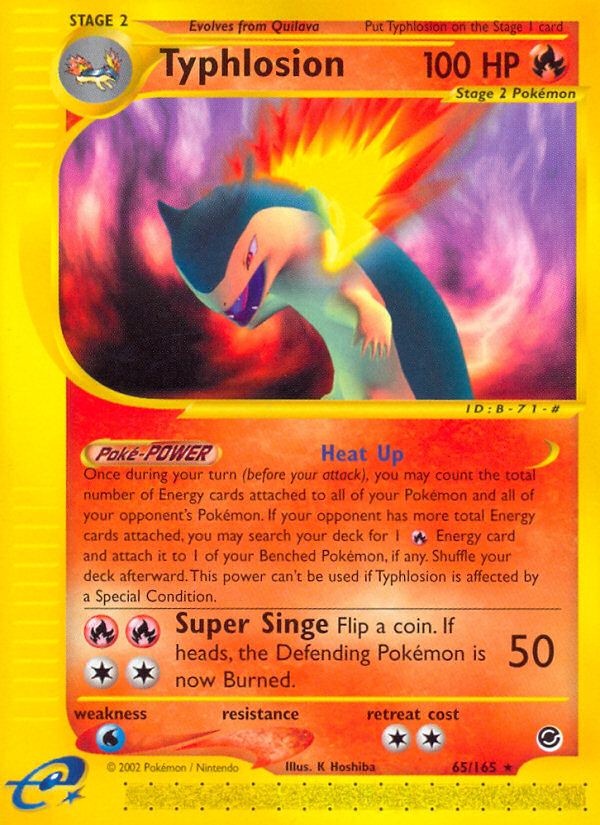 Typhlosion (65/165) [Expedition: Base Set] | Galaxy Games LLC