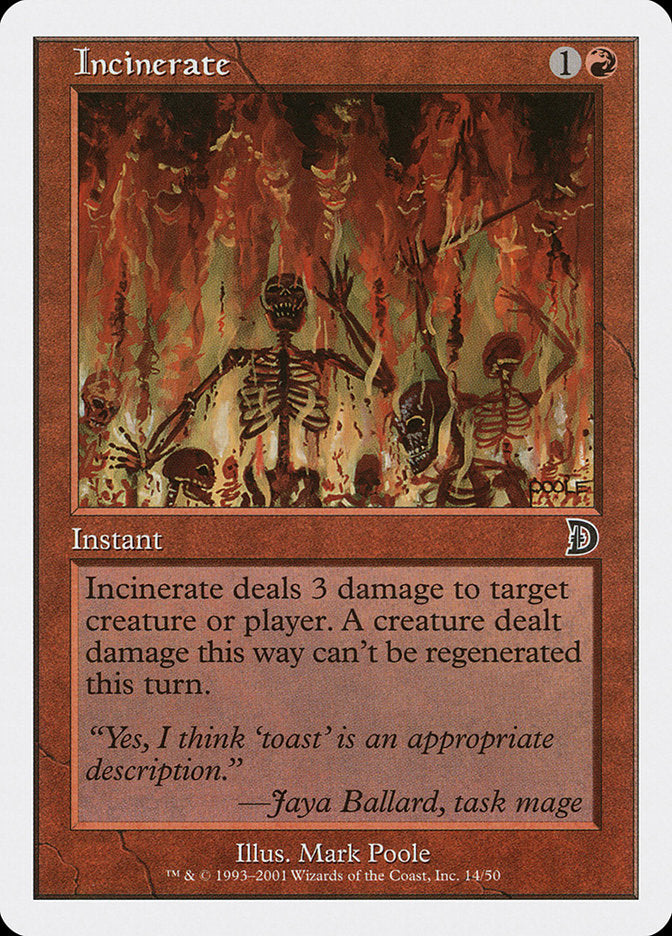 Incinerate [Deckmasters] | Galaxy Games LLC