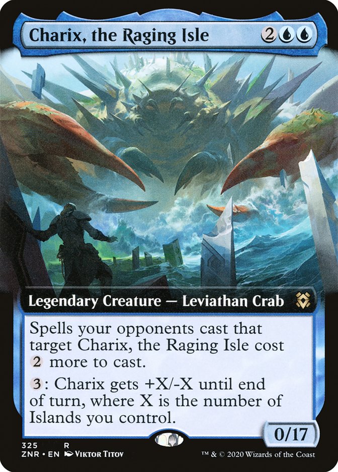 Charix, the Raging Isle (Extended Art) [Zendikar Rising] | Galaxy Games LLC