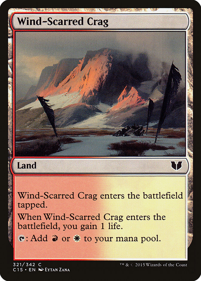 Wind-Scarred Crag [Commander 2015] | Galaxy Games LLC