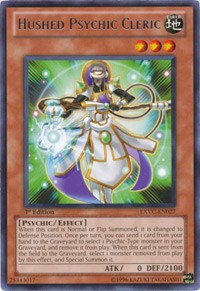 Hushed Psychic Cleric [EXVC-EN027] Rare | Galaxy Games LLC