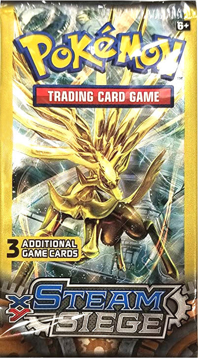 XY: Steam Siege - 3-Card Booster Pack | Galaxy Games LLC