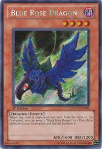 Blue Rose Dragon [EXVC-EN099] Secret Rare | Galaxy Games LLC
