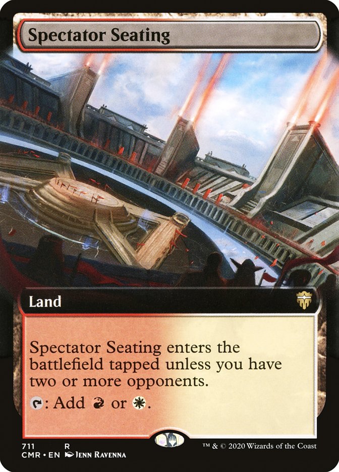 Spectator Seating (Extended Art) [Commander Legends] | Galaxy Games LLC