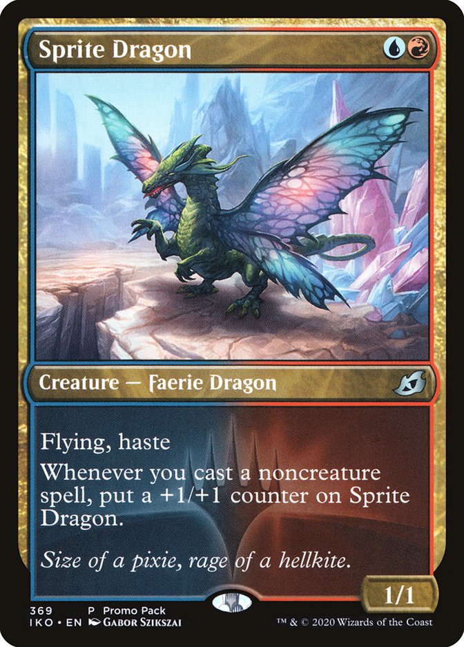 Sprite Dragon (Promo Pack) [Ikoria: Lair of Behemoths Promos] | Galaxy Games LLC