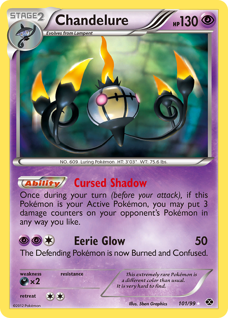 Chandelure (101/99) [Black & White: Next Destinies] | Galaxy Games LLC