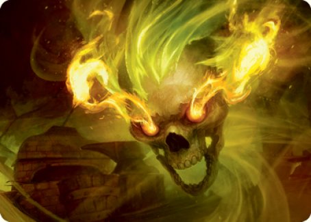 Flameskull Art Card [Dungeons & Dragons: Adventures in the Forgotten Realms Art Series] | Galaxy Games LLC