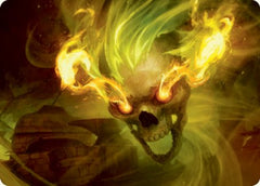 Flameskull Art Card [Dungeons & Dragons: Adventures in the Forgotten Realms Art Series] | Galaxy Games LLC