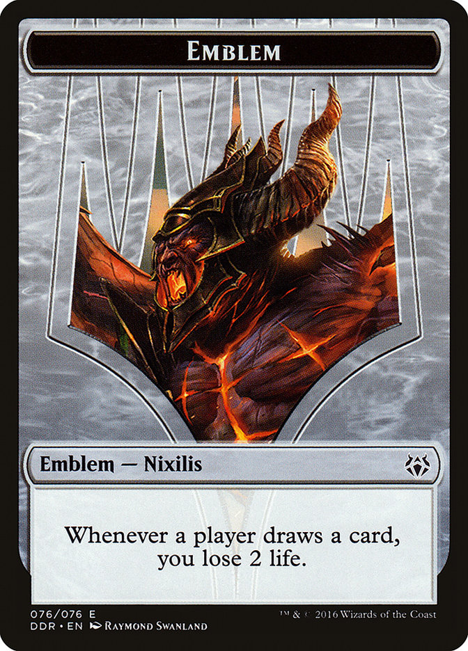 Ob Nixilis Reignited Emblem [Duel Decks: Nissa vs. Ob Nixilis] | Galaxy Games LLC
