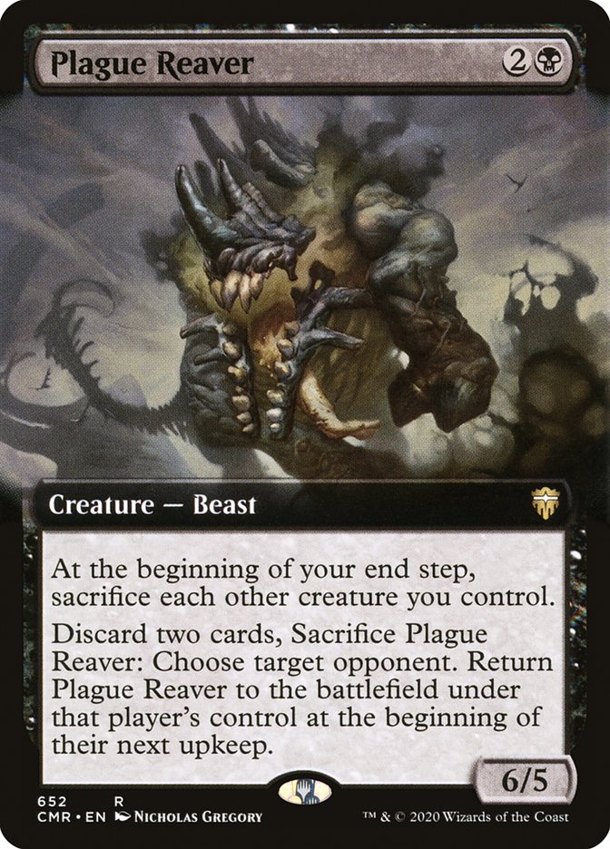 Plague Reaver (Extended Art) [Commander Legends] | Galaxy Games LLC