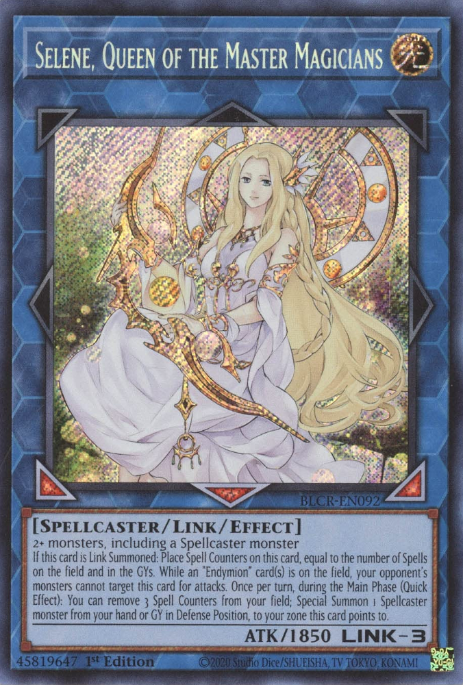 Selene, Queen of the Master Magicians [BLCR-EN092] Secret Rare | Galaxy Games LLC