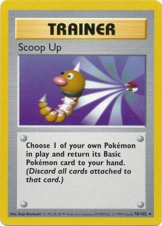 Scoop Up (78/102) [Base Set Shadowless Unlimited] | Galaxy Games LLC