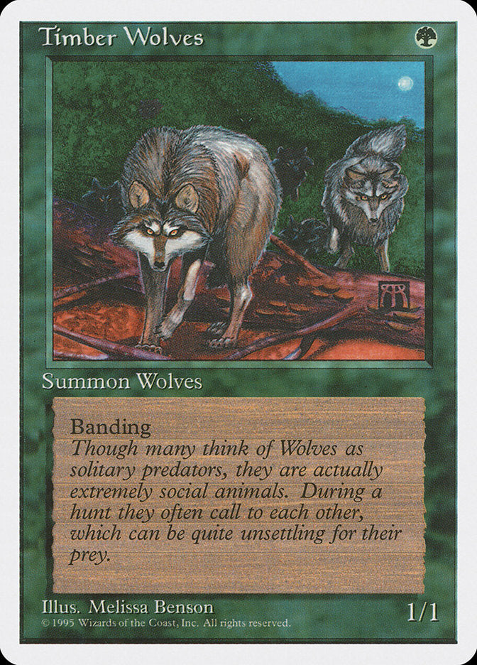 Timber Wolves [Fourth Edition] | Galaxy Games LLC