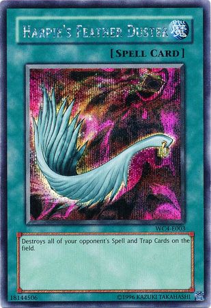 Harpie's Feather Duster [WC4-E003] Prismatic Secret Rare | Galaxy Games LLC