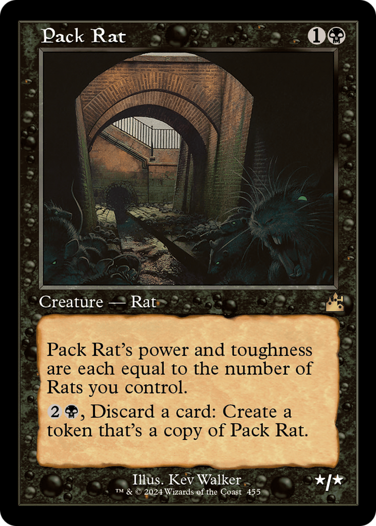 Pack Rat (Retro Frame) [Ravnica Remastered] | Galaxy Games LLC