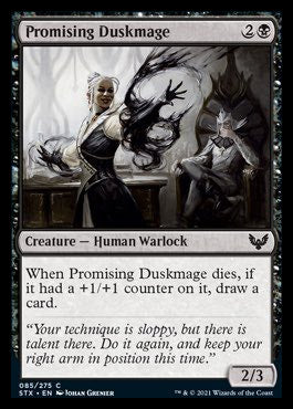 Promising Duskmage [Strixhaven: School of Mages] | Galaxy Games LLC