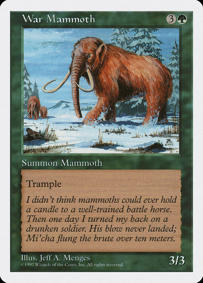 War Mammoth [Fifth Edition] | Galaxy Games LLC