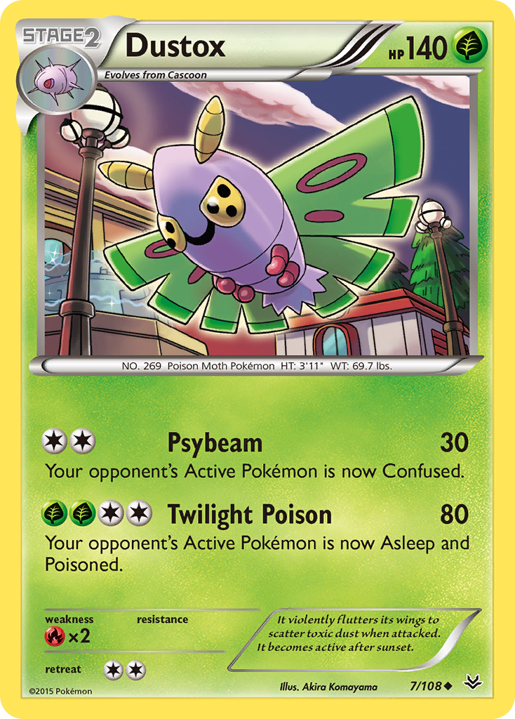 Dustox (7/108) [XY: Roaring Skies] | Galaxy Games LLC