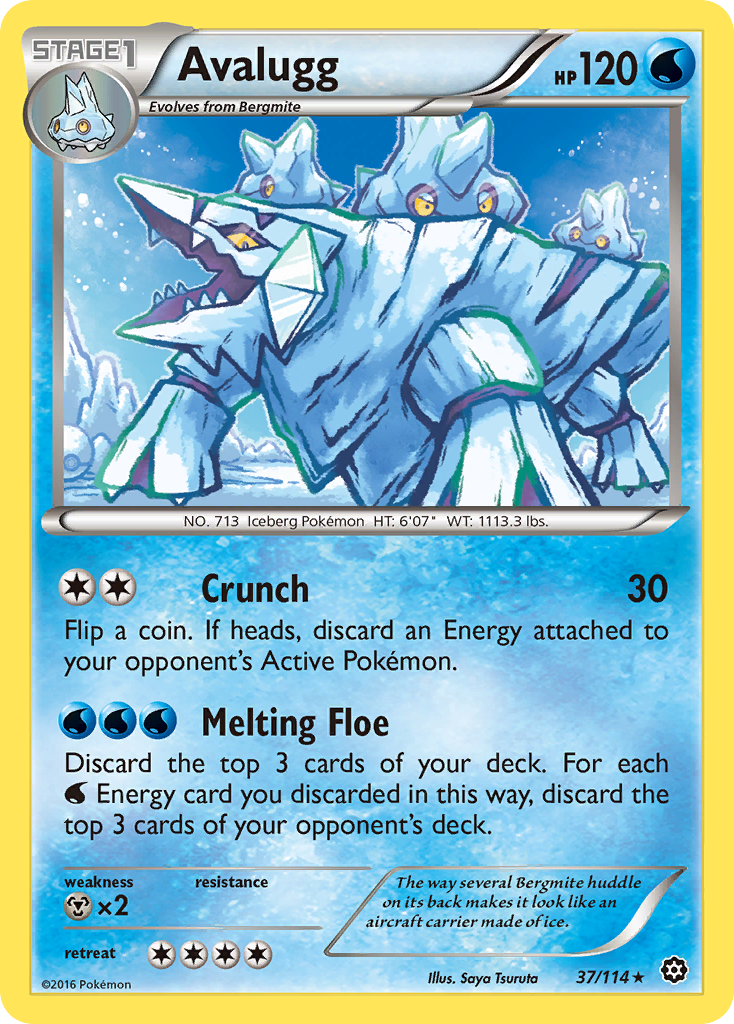 Avalugg (37/114) [XY: Steam Siege] | Galaxy Games LLC