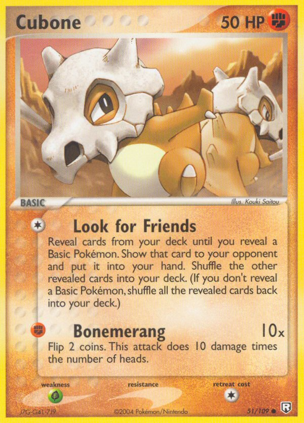 Cubone (51/109) [EX: Team Rocket Returns] | Galaxy Games LLC