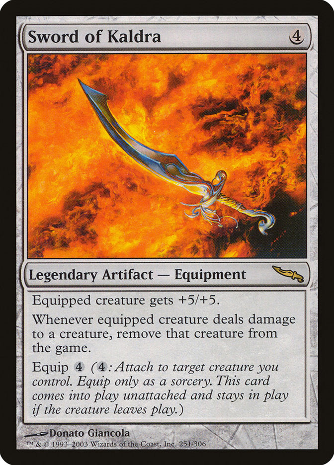 Sword of Kaldra [Mirrodin] | Galaxy Games LLC