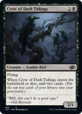 Crow of Dark Tidings [Jumpstart 2022] | Galaxy Games LLC