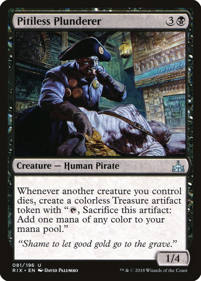 Pitiless Plunderer [Rivals of Ixalan] | Galaxy Games LLC