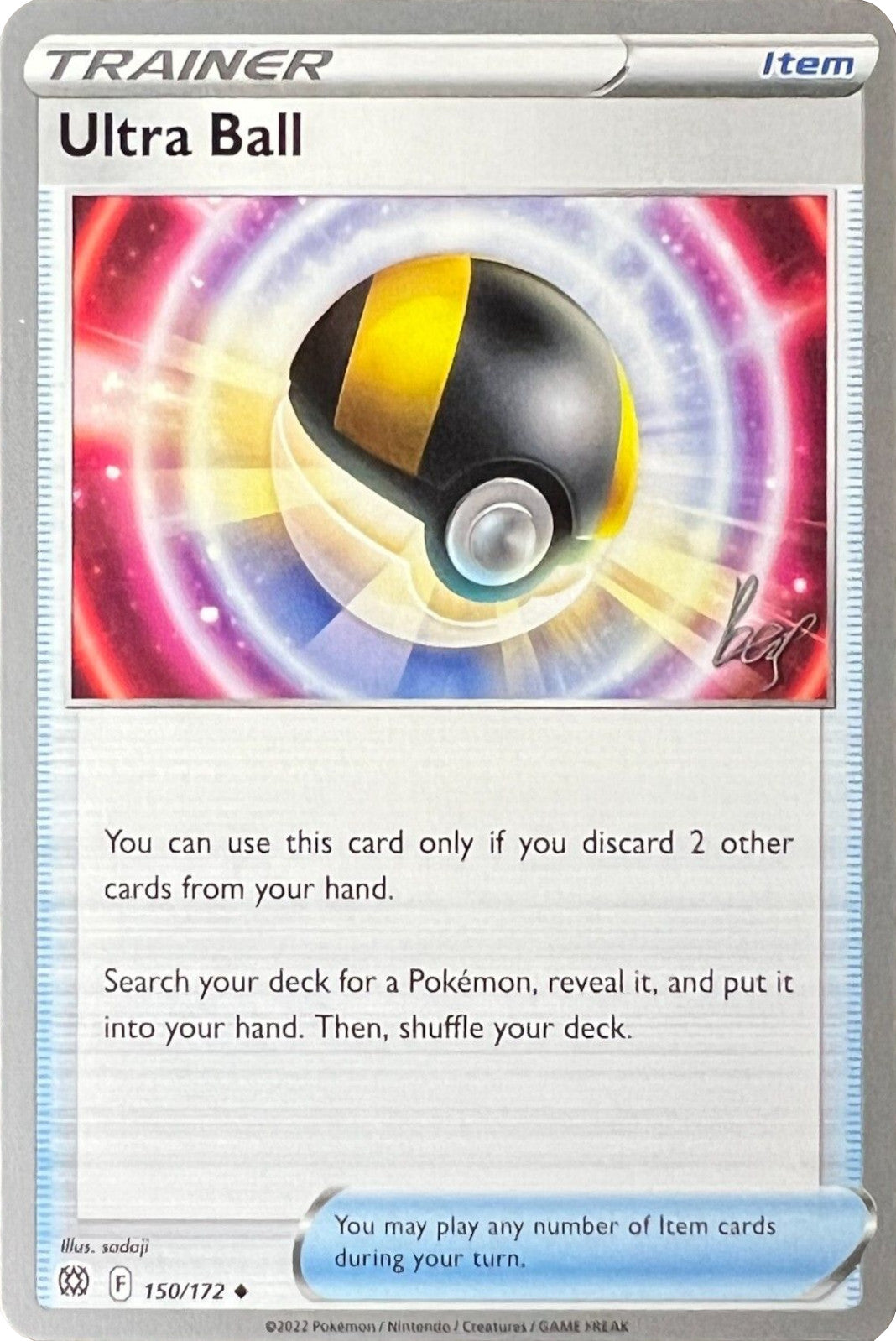 Ultra Ball (150/172) (Cheryl Again - Sebastian Lashmet) [World Championships 2022] | Galaxy Games LLC