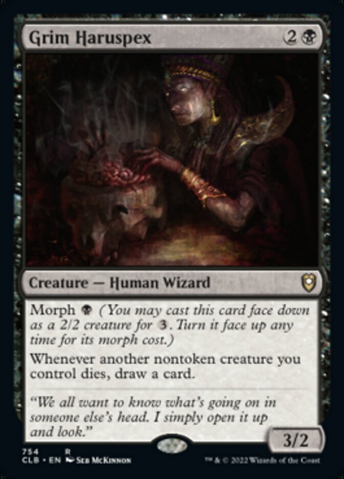 Grim Haruspex [Commander Legends: Battle for Baldur's Gate] | Galaxy Games LLC