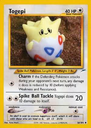 Togepi (56/105) [Neo Destiny Unlimited] | Galaxy Games LLC