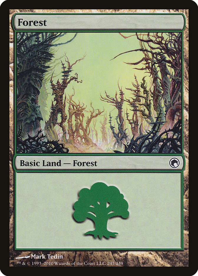 Forest (247) [Scars of Mirrodin] | Galaxy Games LLC