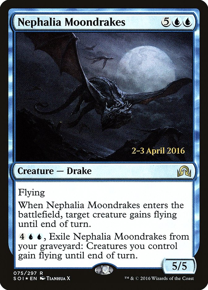 Nephalia Moondrakes [Shadows over Innistrad Prerelease Promos] | Galaxy Games LLC