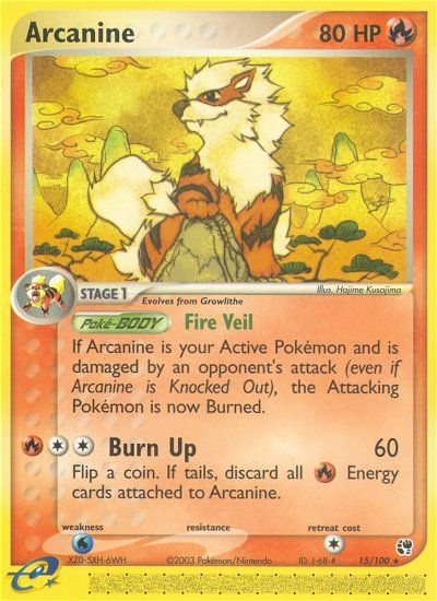 Arcanine (15/100) [EX: Sandstorm] | Galaxy Games LLC